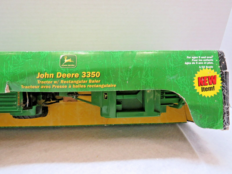 Ertl John Deere Tractor with Rectangular Baler, Model 3350 gallery