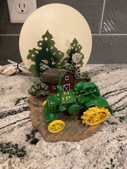 John Deere Farm Farming Moon Lamp Tractor