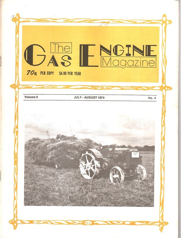 Avery 40-80 tractor, Fairbanks Morse Generator Light Plants, 1974 Gas Engine Mag